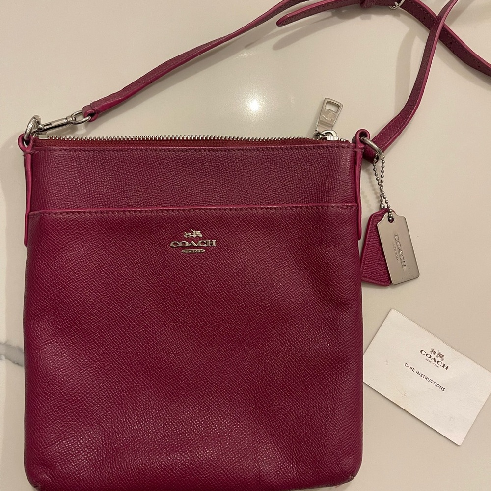 Coach cross body purse